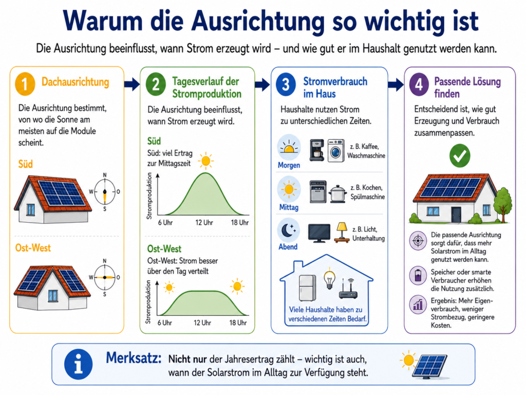Ein Bild, dass erklärt, warum warum die Ausrichtung so wichtig ist