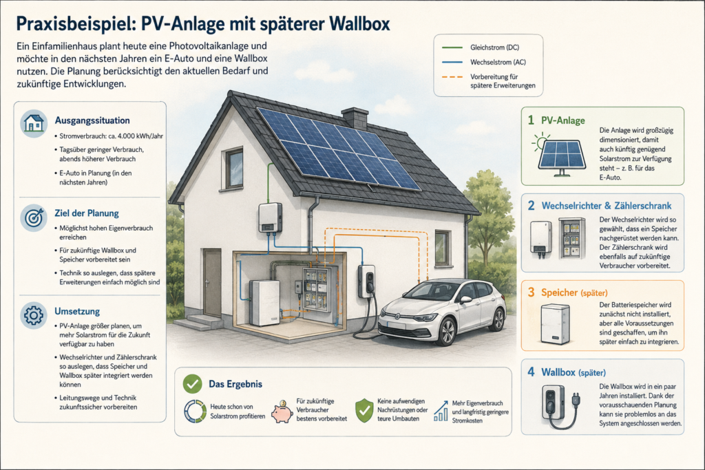 Ein Erklärbild zur visuellen Veranschaulichung des Praxisbeispiels
